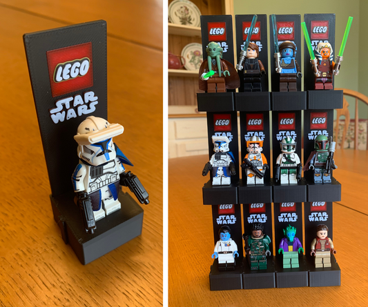 Brick Figure Stand | Connectable and Stackable