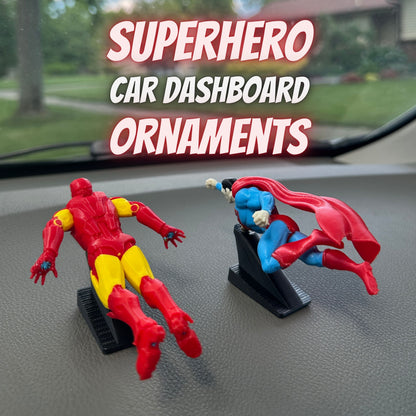 Superhero Dashboard Drift Ornaments
