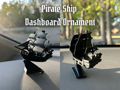 Pirate Ship Car Dashboard Drift Ornament