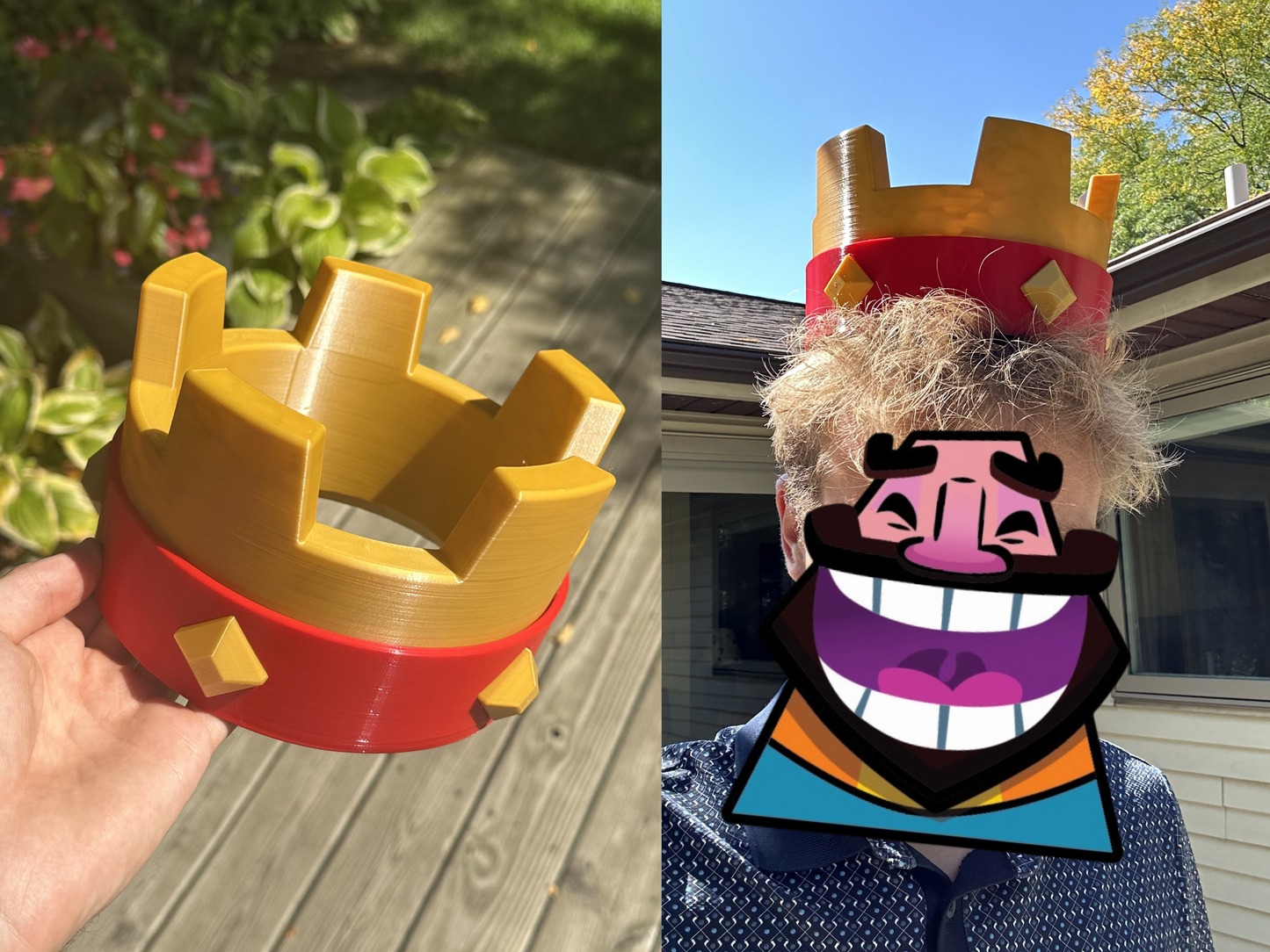 Clash King’s Crown – 3D Printed Display & Costume Prop