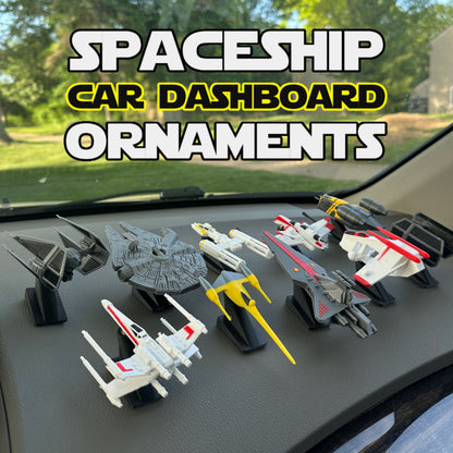 Starship Car Dashboard Drift Ornaments