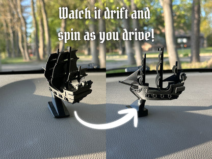 Pirate Ship Car Dashboard Drift Ornament