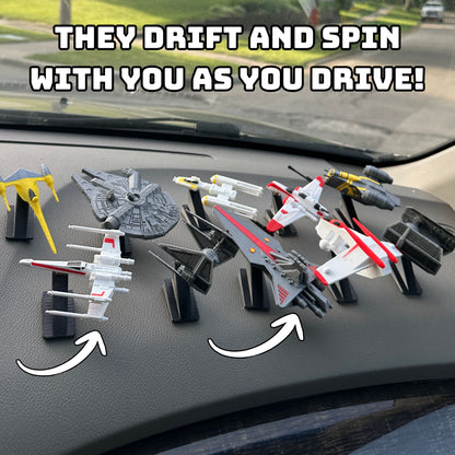 Starship Car Dashboard Drift Ornaments