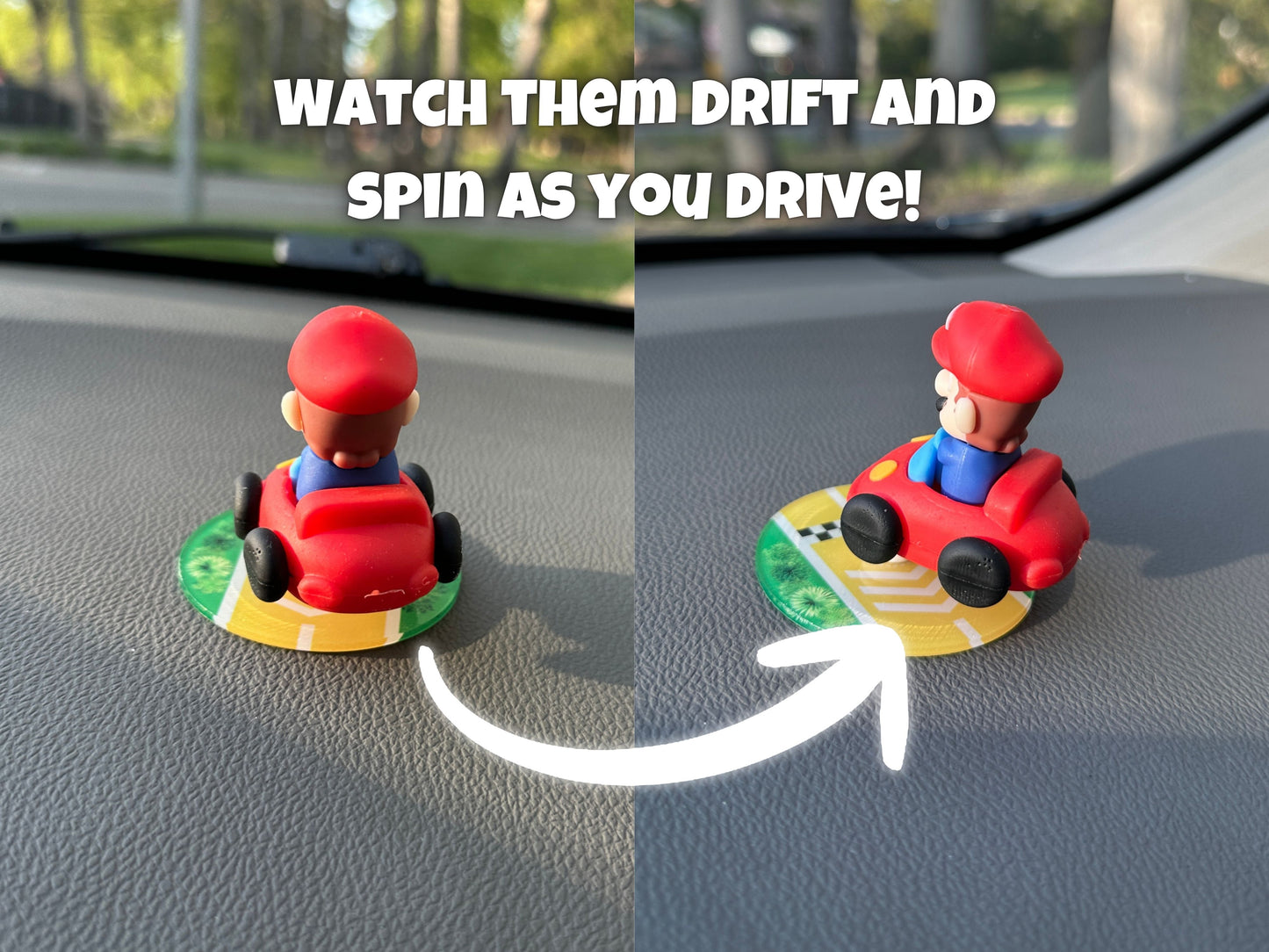 Plumber Kart Dashboard Drift Ornaments