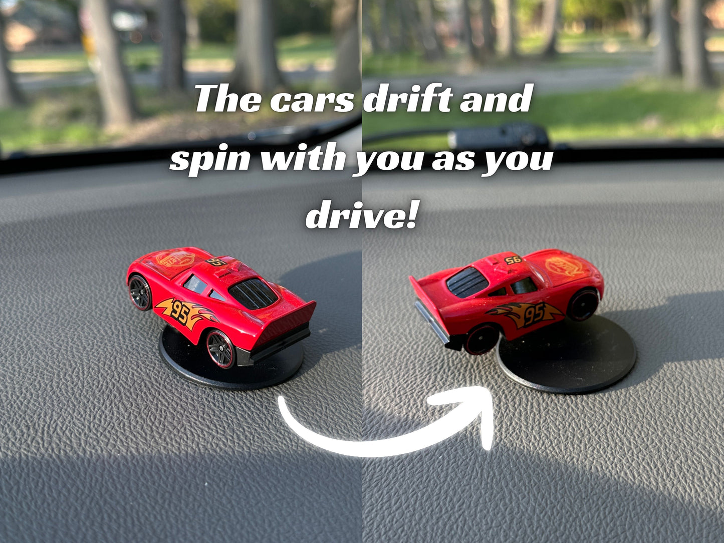 Cars Movie Dashboard Drift Ornaments