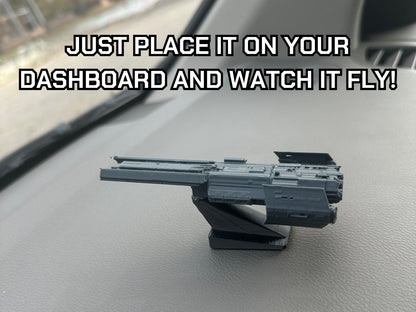 Hell Divers Super Destroyer Dashboard Drift Ornament - Starship Car Decoration