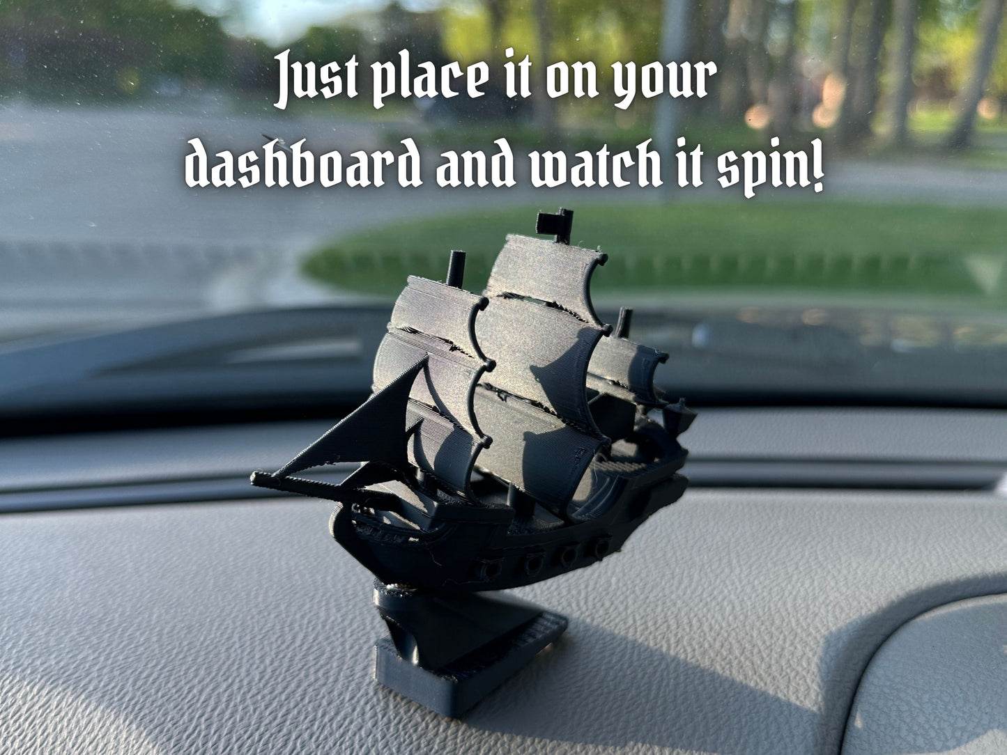 Pirate Ship Car Dashboard Drift Ornament