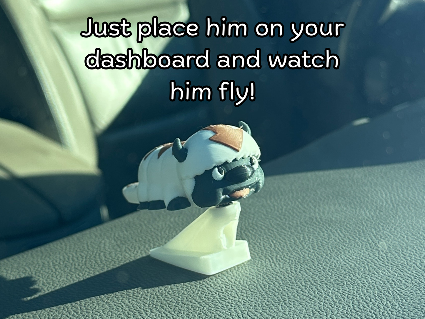 Sky Bison Dashboard Drift Ornament - Avatar Car Decoration
