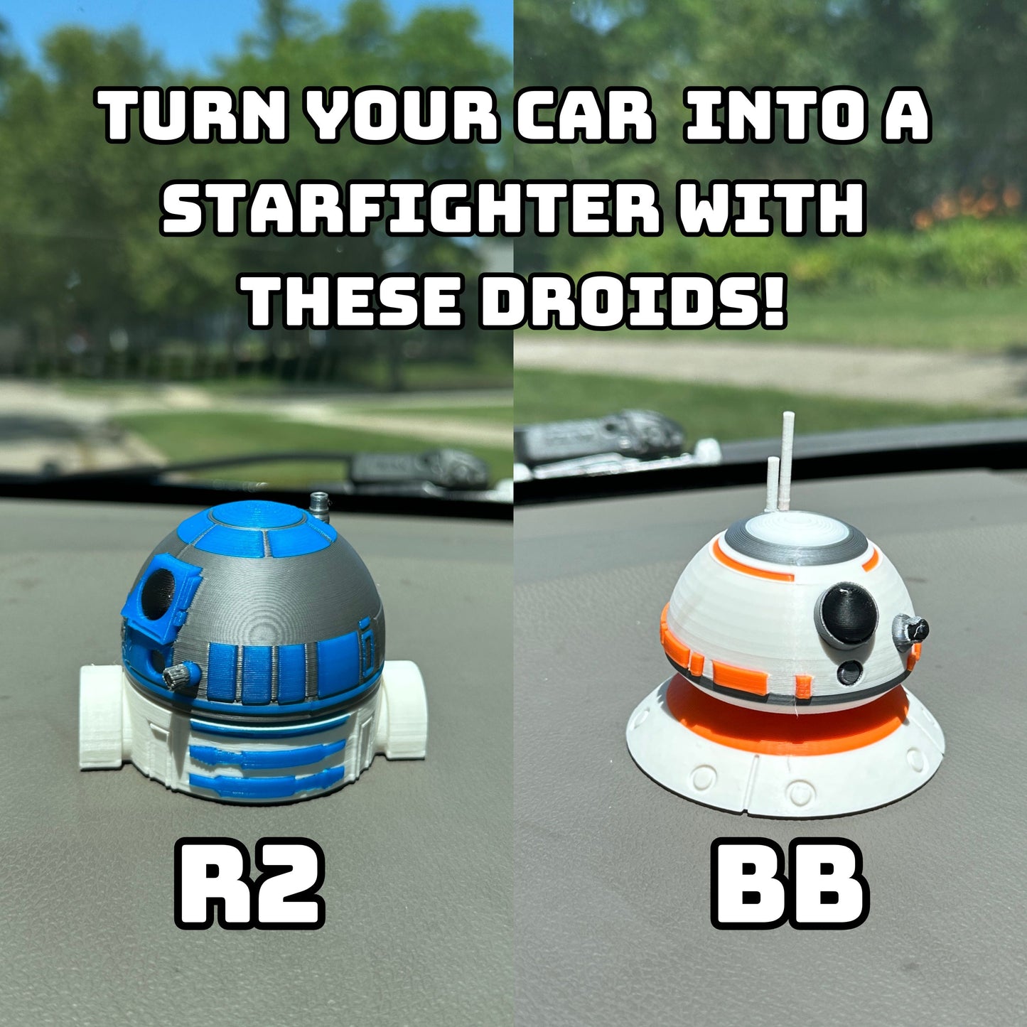 Droid Car Dashboard Companion with Spinning Head