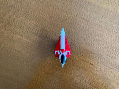 Red Starfighter Car Dashboard Drift Ornament