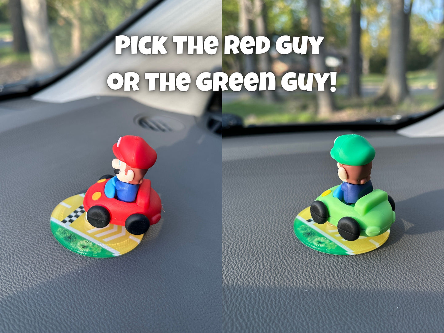 Plumber Kart Dashboard Drift Ornaments