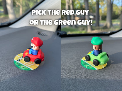 Plumber Kart Dashboard Drift Ornaments