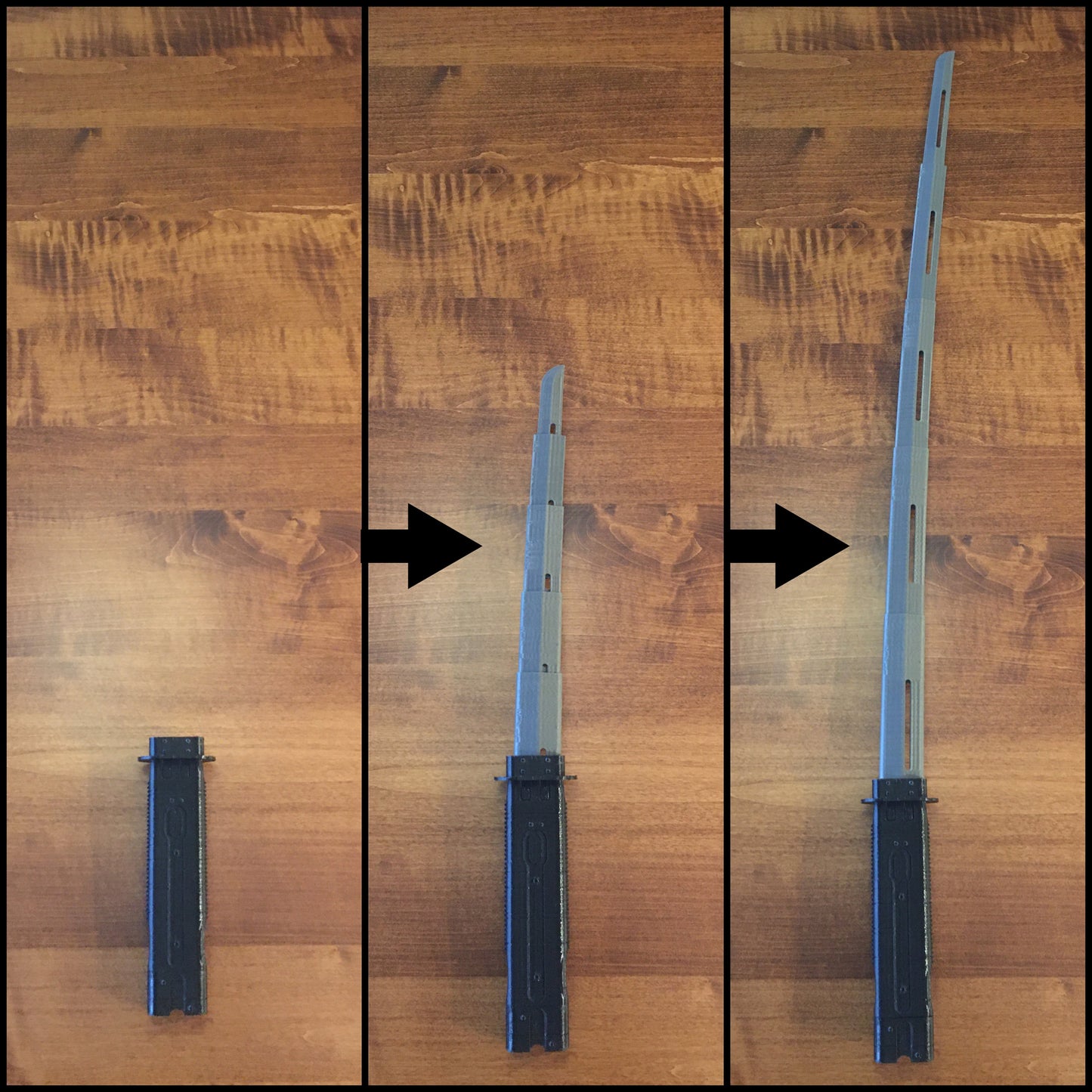 Ronin Sword STL File | EXTENDABLE and RETRACTABLE