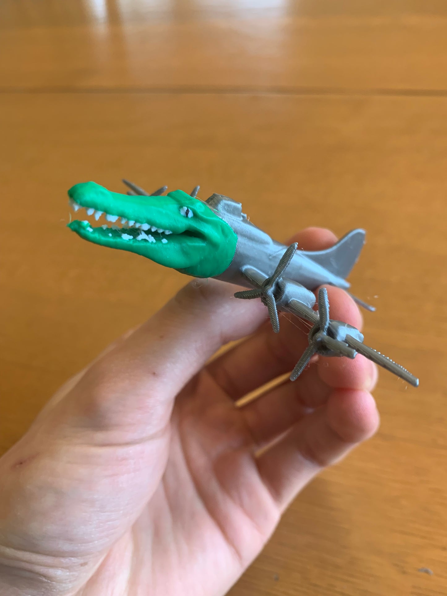 Bombardiro Crocodillo Meme Crocodile Desk Toy