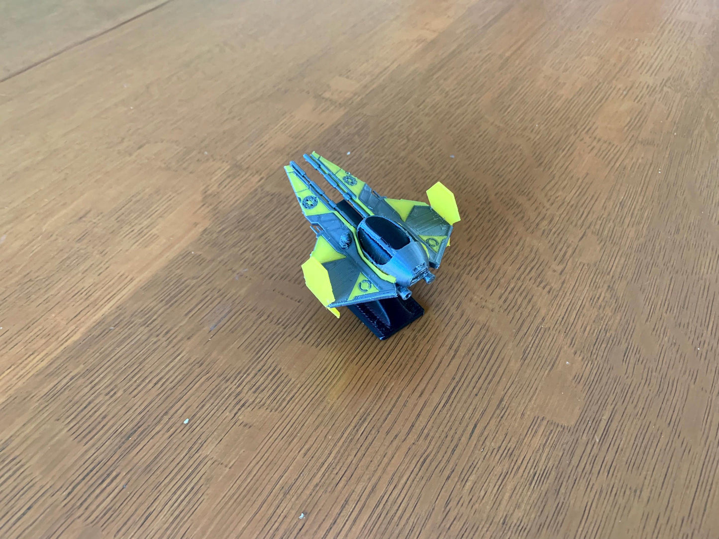 Yellow Interceptor Car Dashboard Drift Ornament