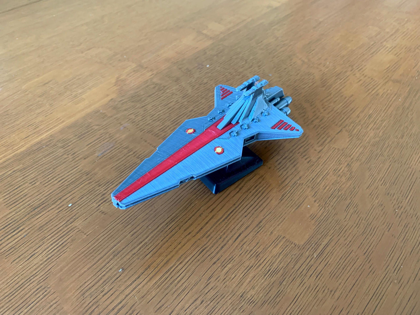 Red Star Destroyer Car Dashboard Drift Ornament