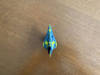 Yellow Starfighter Car Dashboard Drift Ornament