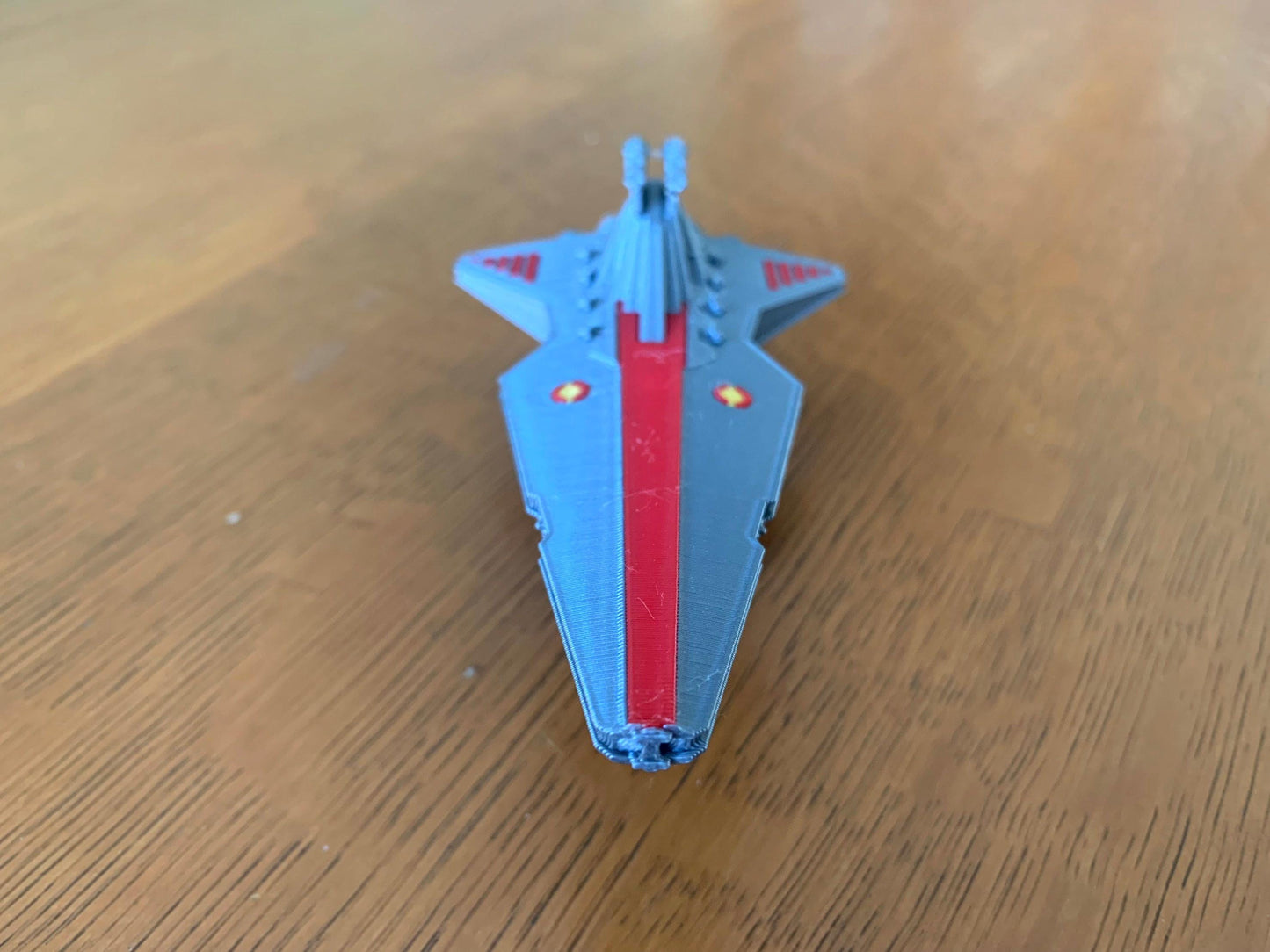 Red Star Destroyer Car Dashboard Drift Ornament