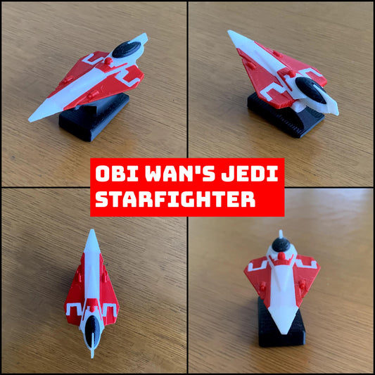 Red Starfighter Car Dashboard Drift Ornament