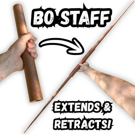 Bo Staff Cosplay Weapon | EXTENDABLE and RETRACTABLE