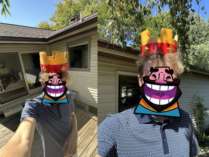 Clash King’s Crown – 3D Printed Display & Costume Prop