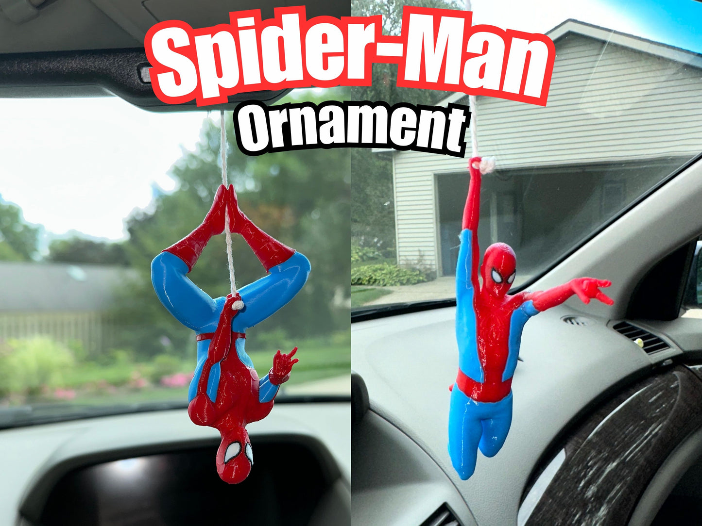 Spider-Man Car Mirror Ornament Charm