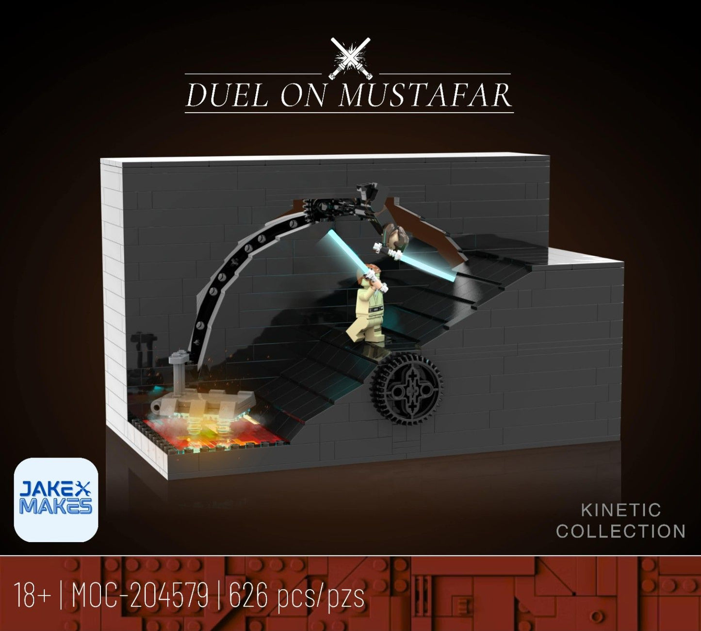 Anakin VS Obi Wan Kinetic Sculpture Instructions