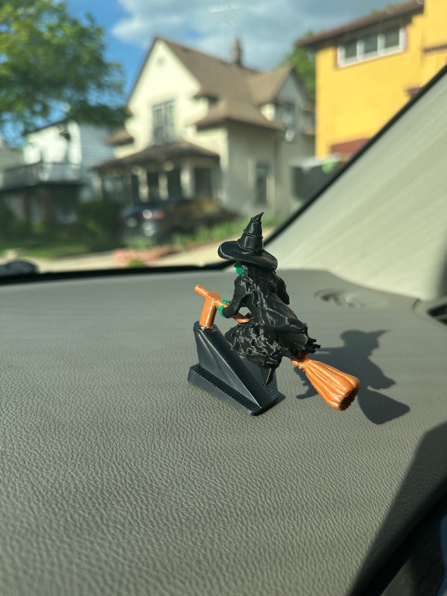Witch Car Dashboard Drift Ornament