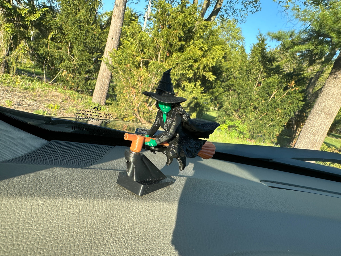 Witch Car Dashboard Drift Ornament