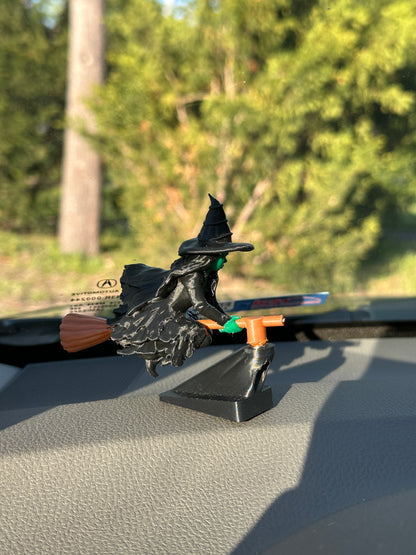 Witch Car Dashboard Drift Ornament