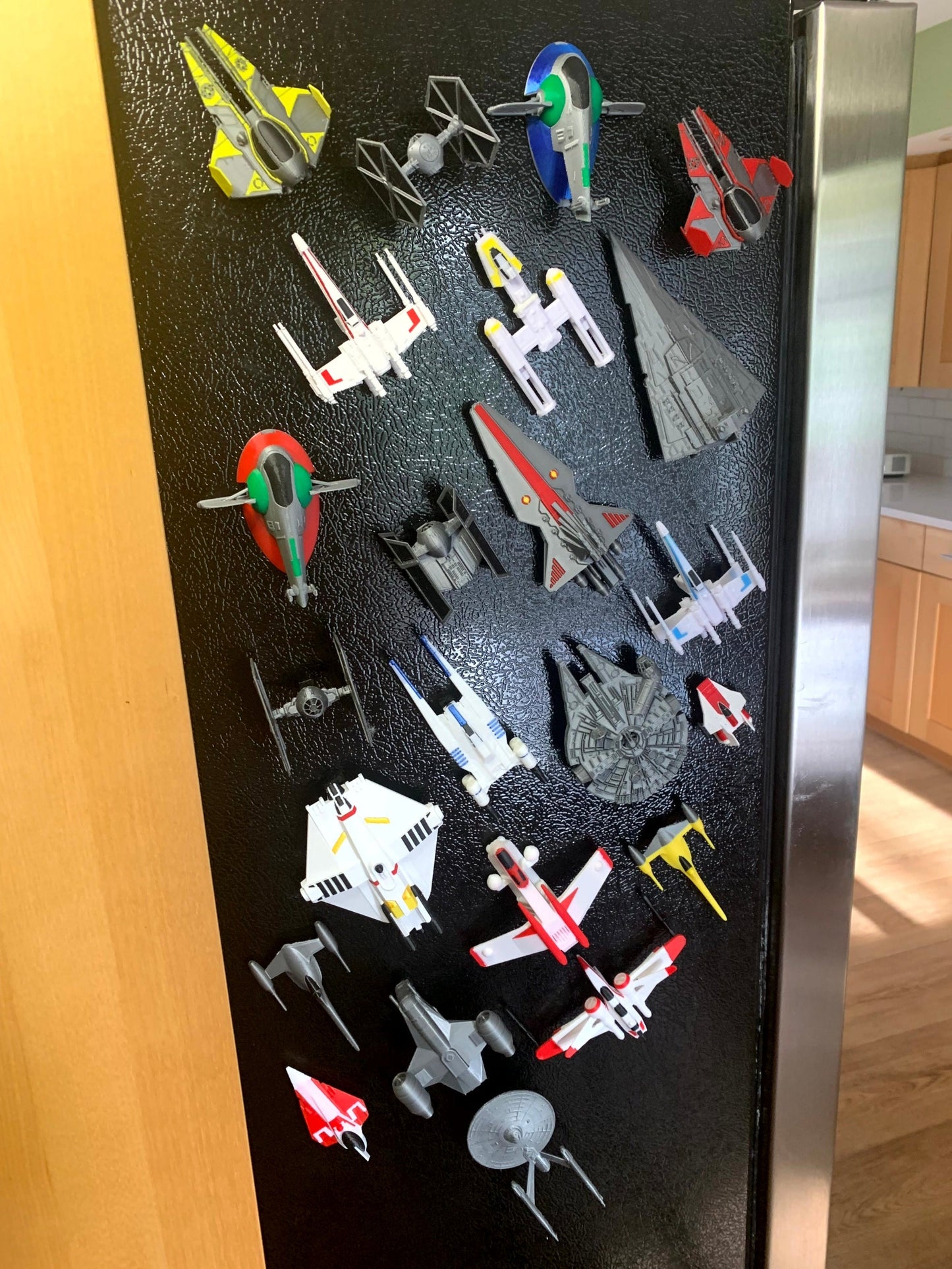Starfighter Magnets for Fridge, Door, Locker - 24 Ships to Choose From