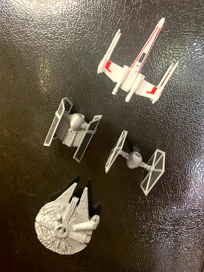 Starfighter Magnets for Fridge, Door, Locker - 24 Ships to Choose From