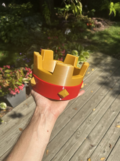 Clash King’s Crown – 3D Printed Display & Costume Prop