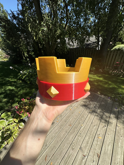 Clash King’s Crown – 3D Printed Display & Costume Prop