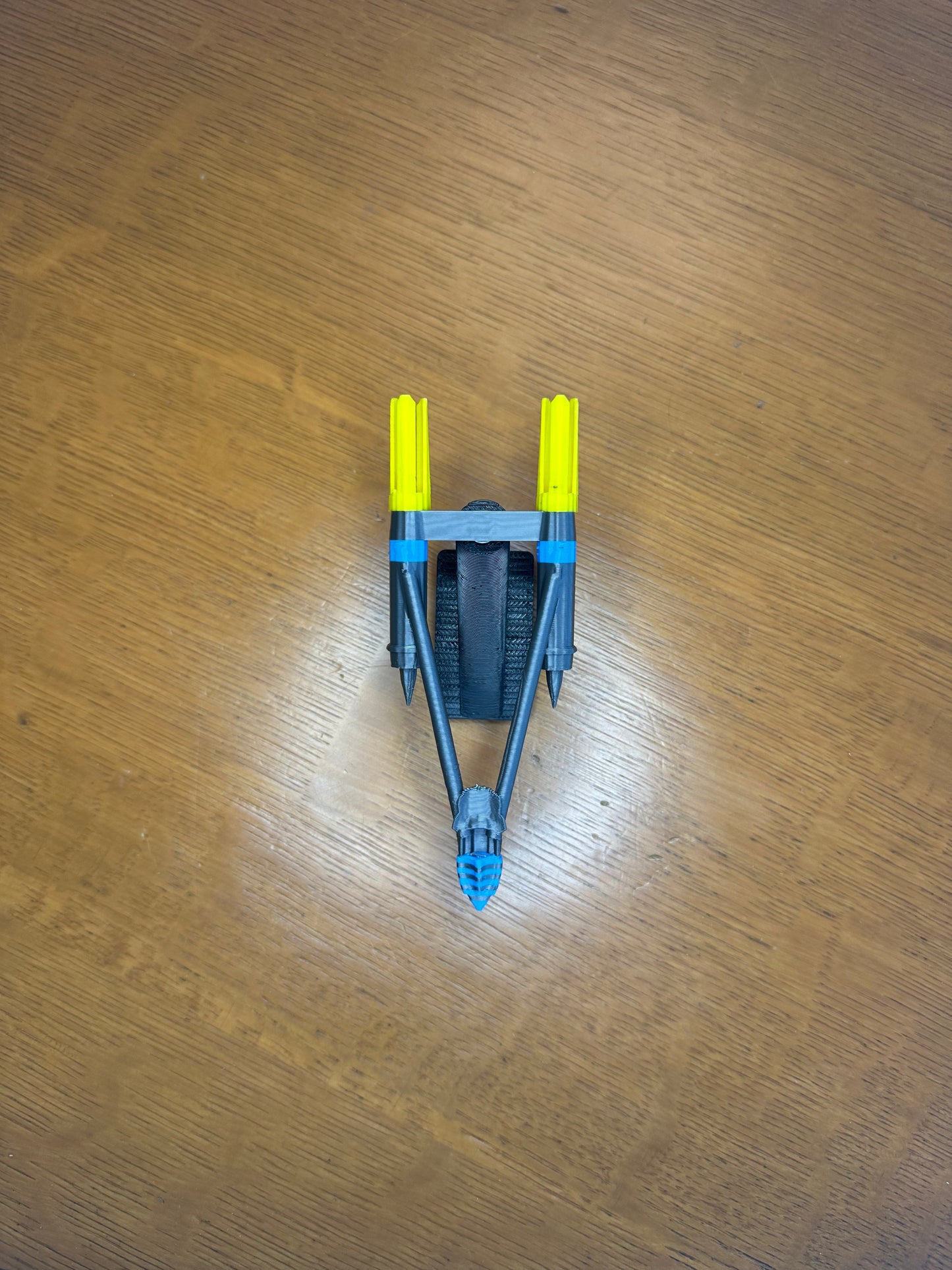 Yellow Podracer Car Dashboard Drift Ornament