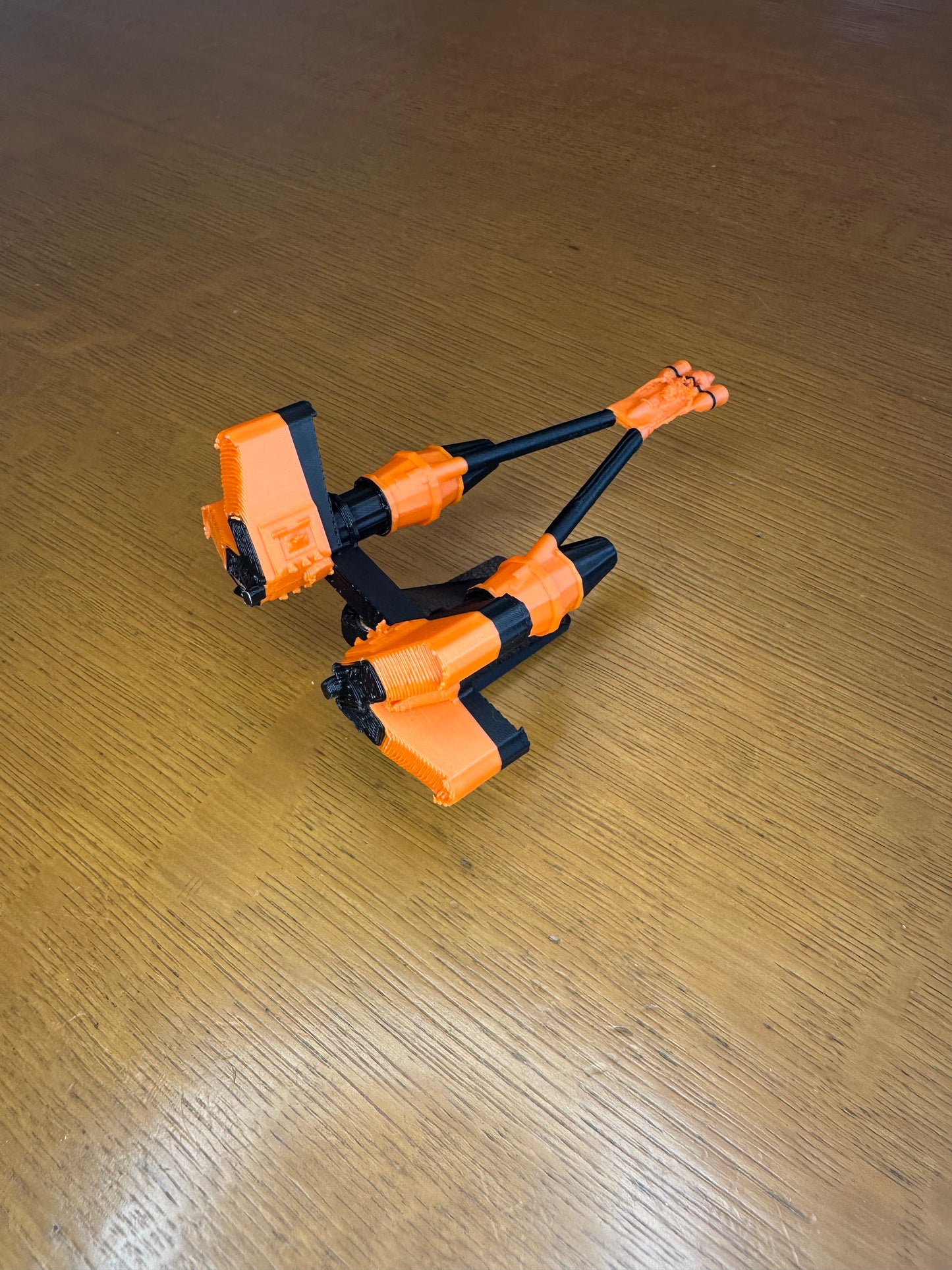 Orange Podracer Car Dashboard Drift Ornament