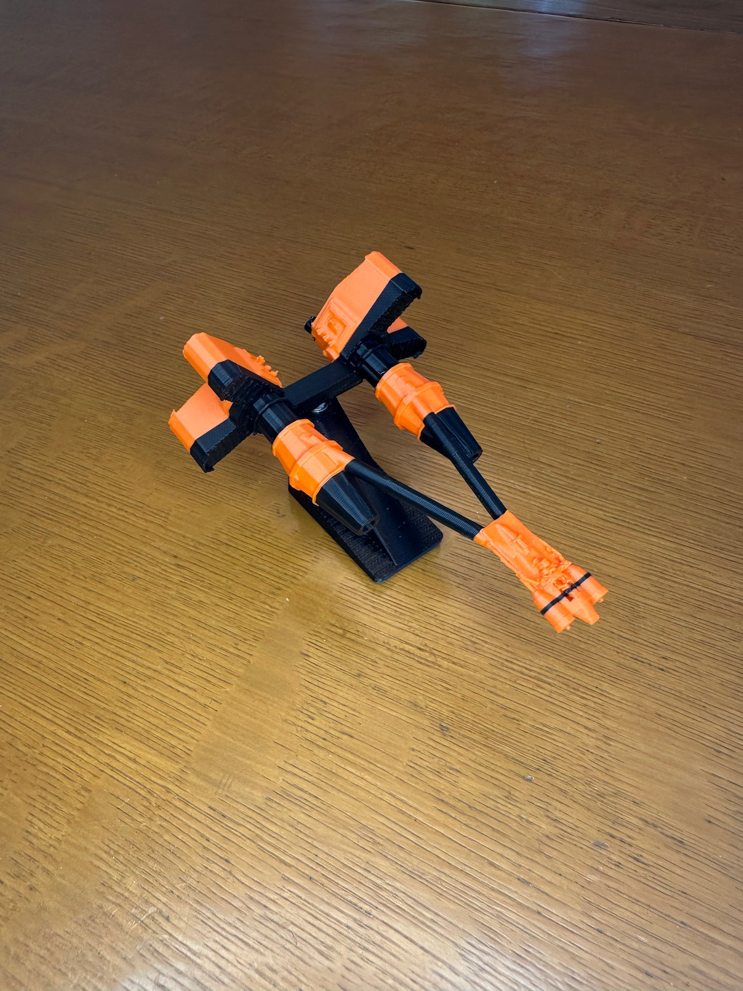 Orange Podracer Car Dashboard Drift Ornament