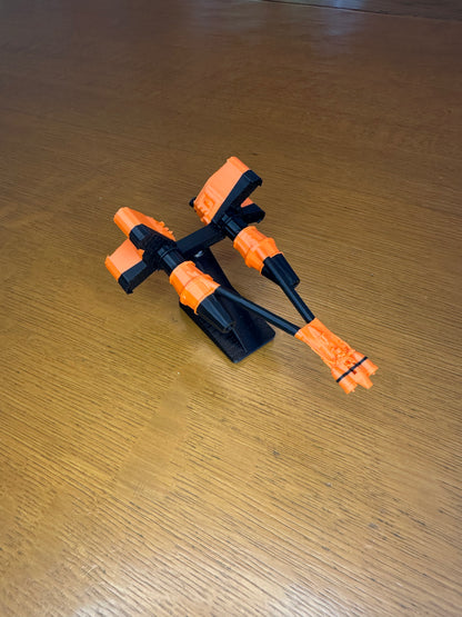 Orange Podracer Car Dashboard Drift Ornament