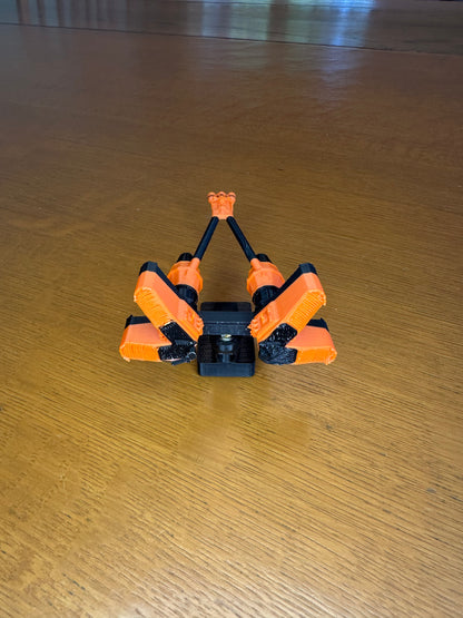 Orange Podracer Car Dashboard Drift Ornament