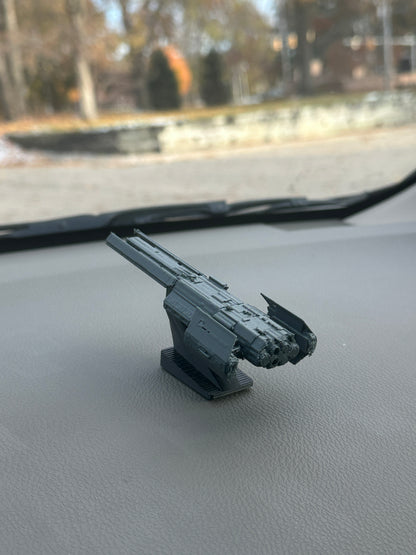 Hell Divers Super Destroyer Dashboard Drift Ornament - Starship Car Decoration