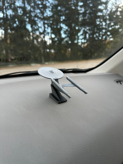 Enterprise Dashboard Drift Ornament - SciFi Car Decoration