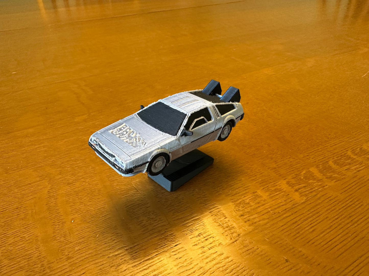 DeLorean Dashboard Drift Ornament - SciFi Car Decoration