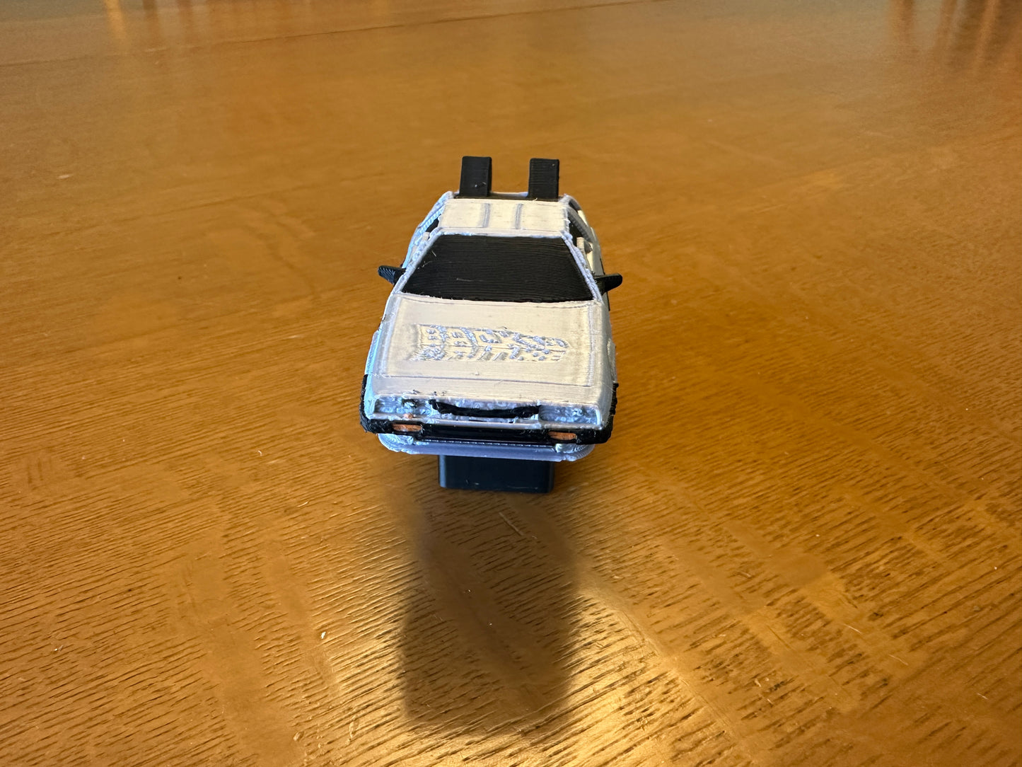 DeLorean Dashboard Drift Ornament - SciFi Car Decoration