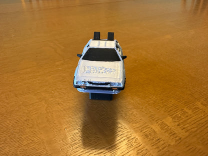 DeLorean Dashboard Drift Ornament - SciFi Car Decoration