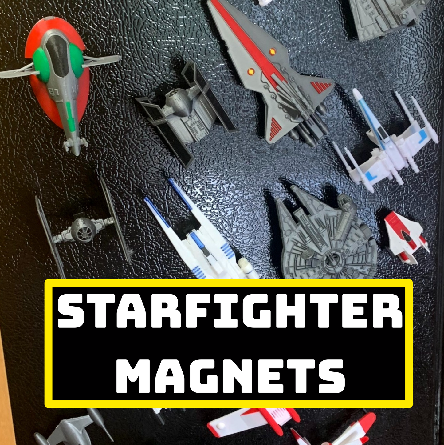 Starfighter Magnets for Fridge, Door, Locker - 24 Ships to Choose From
