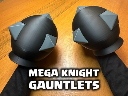 Mega Knight Gauntlets – Wearable Clash Armor Set