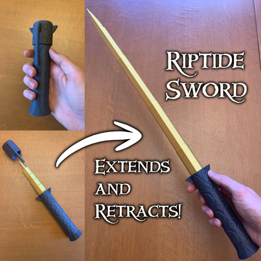 Riptide Cosplay Sword Pen | EXTENDABLE and RETRACTABLE
