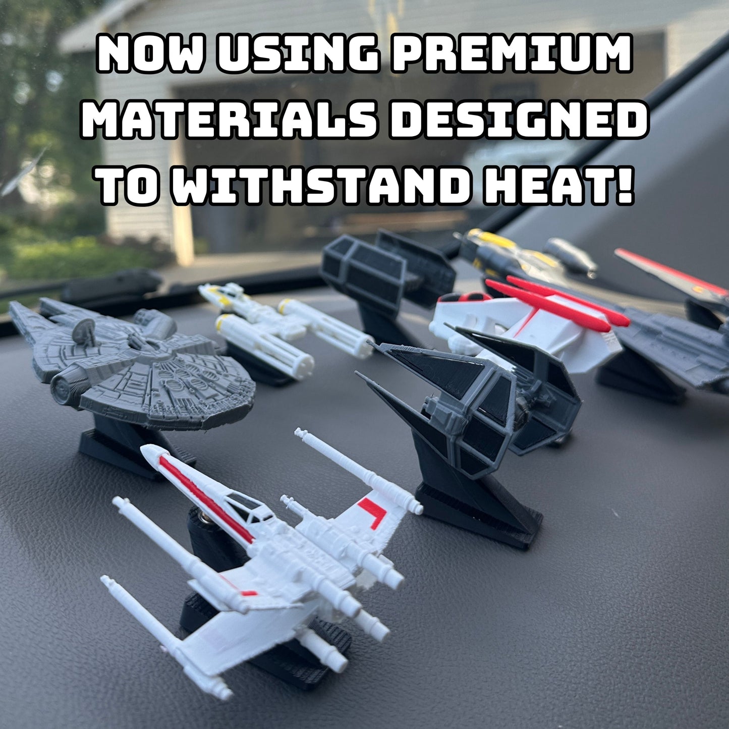 Starship Car Dashboard Drift Ornaments