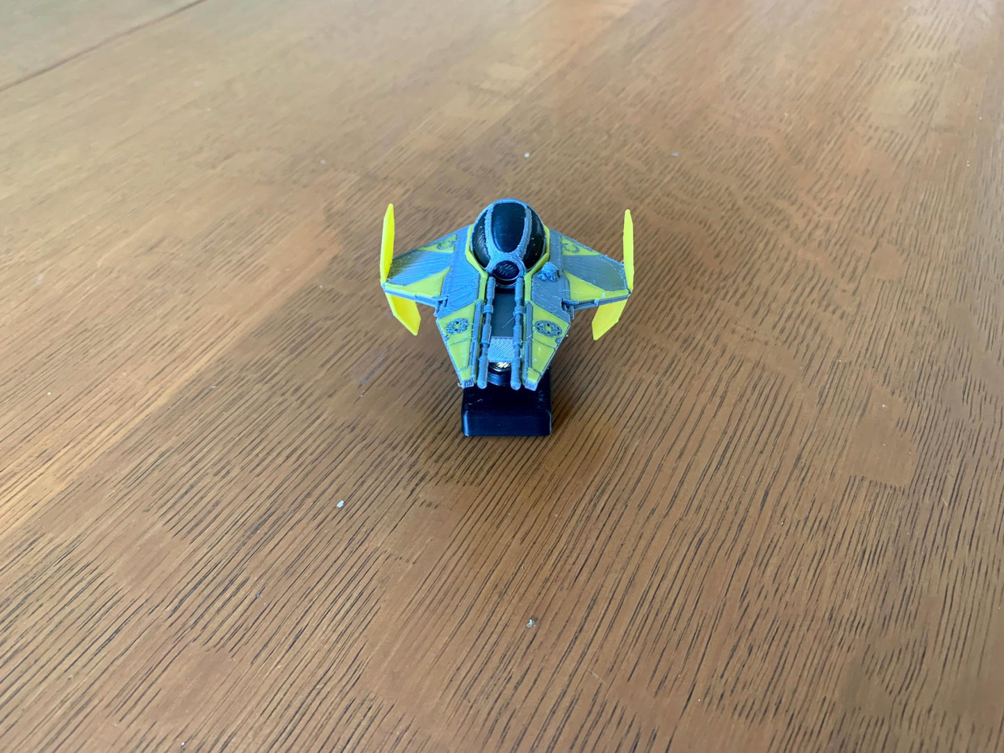 Yellow Interceptor Car Dashboard Drift Ornament