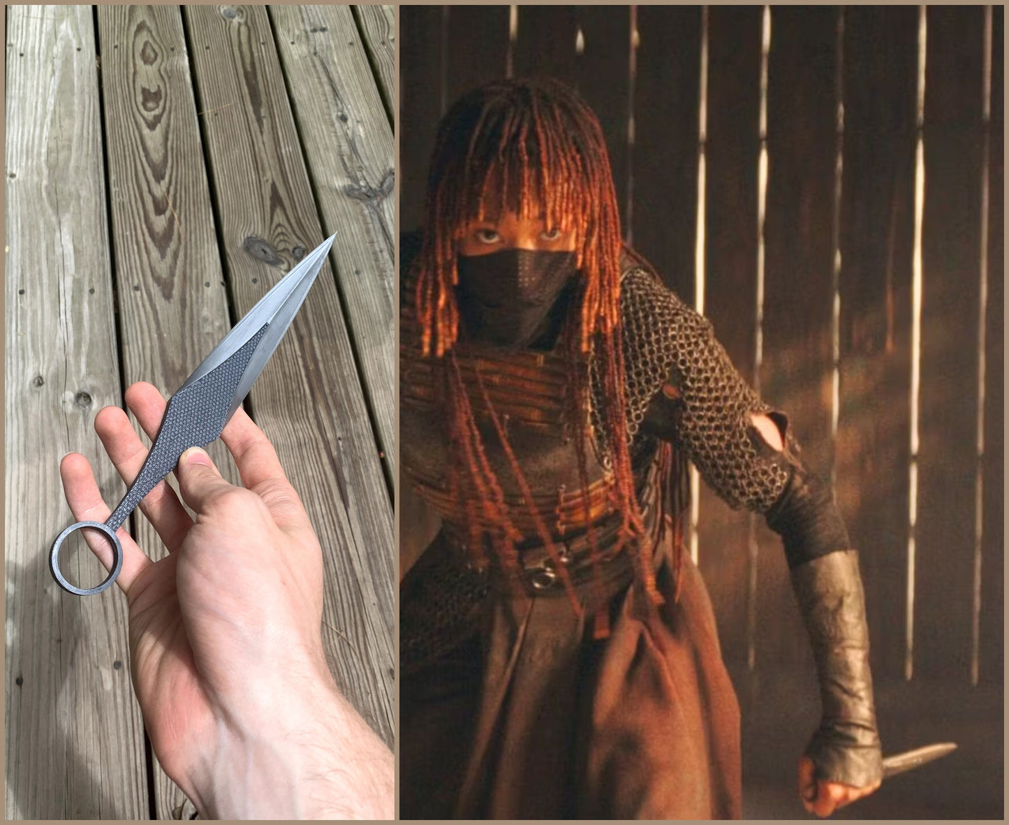 Assassin Dagger Knife Kunai Cosplay Replica